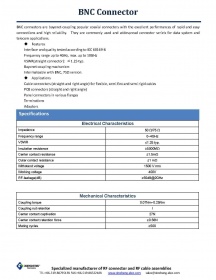 BNC connectors