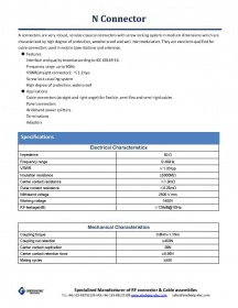 N type connectors